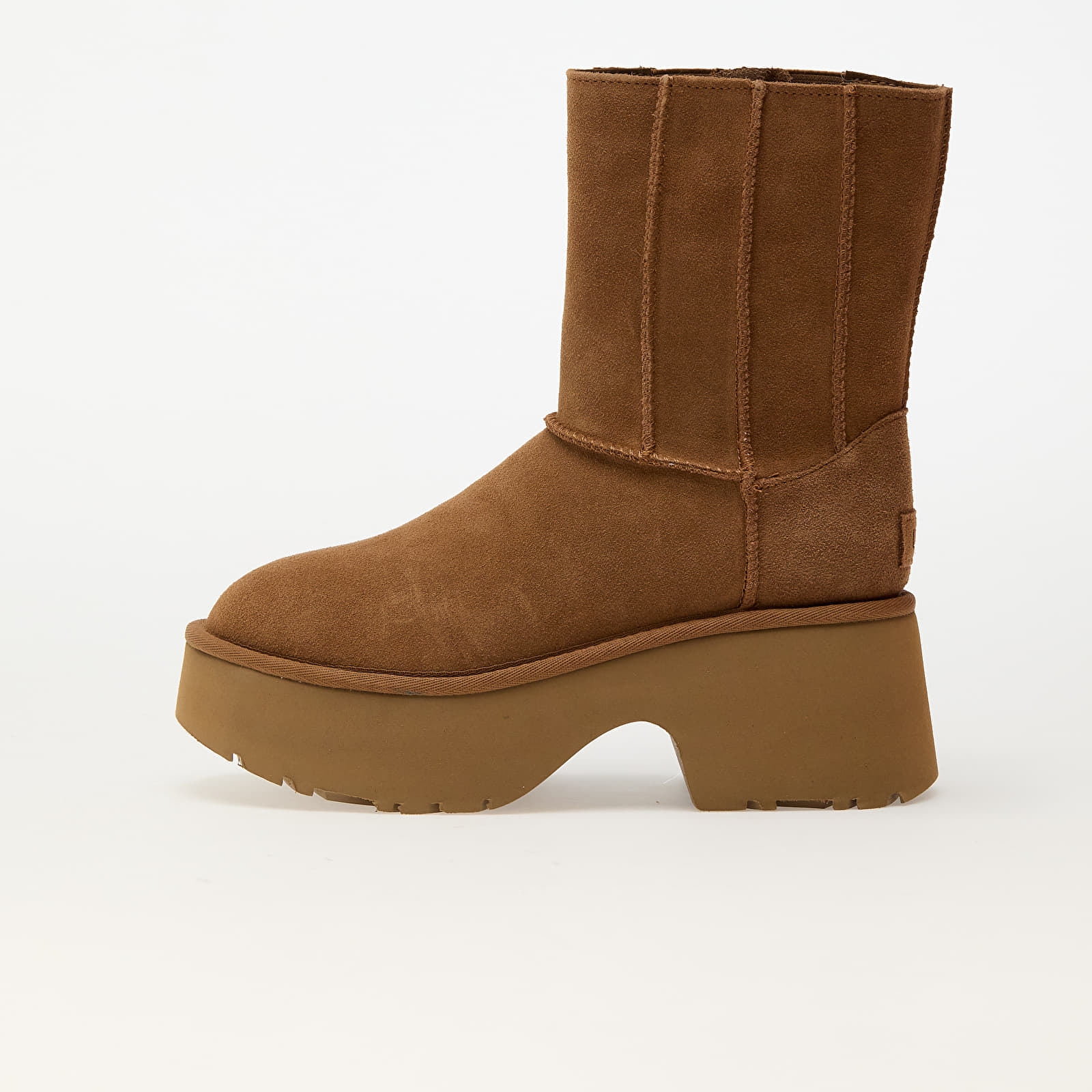 Női cipők UGG W Classic Twin Seam New Heights Chestnut