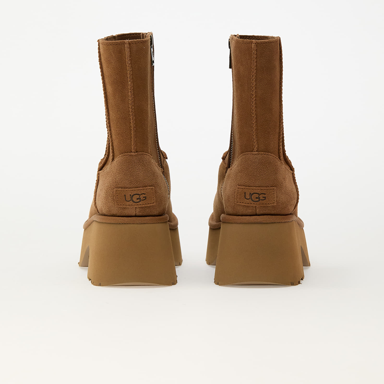 Női cipők UGG W Classic Twin Seam New Heights Chestnut