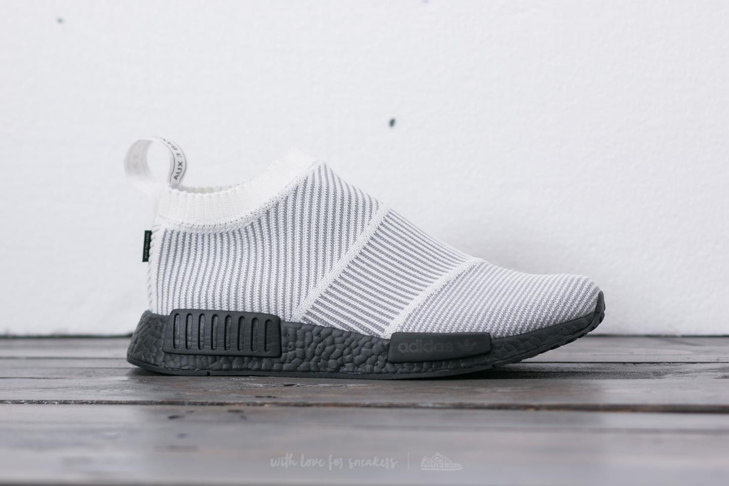 Men s shoes adidas NMD CS1 Gore Tex Primeknit Core White Core White Core Black Footshop
