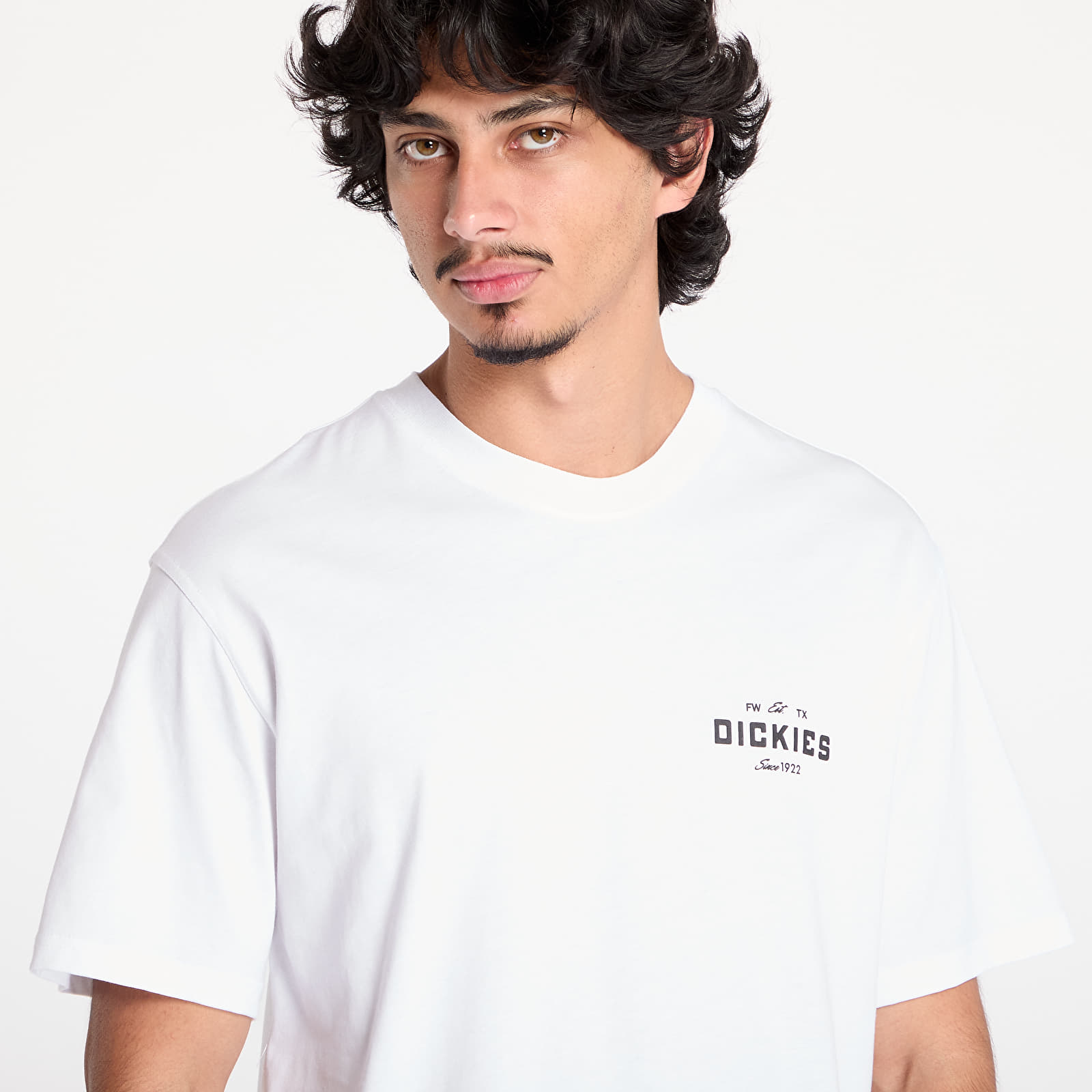 Trička Dickies Emblem Short Sleeve Tee White