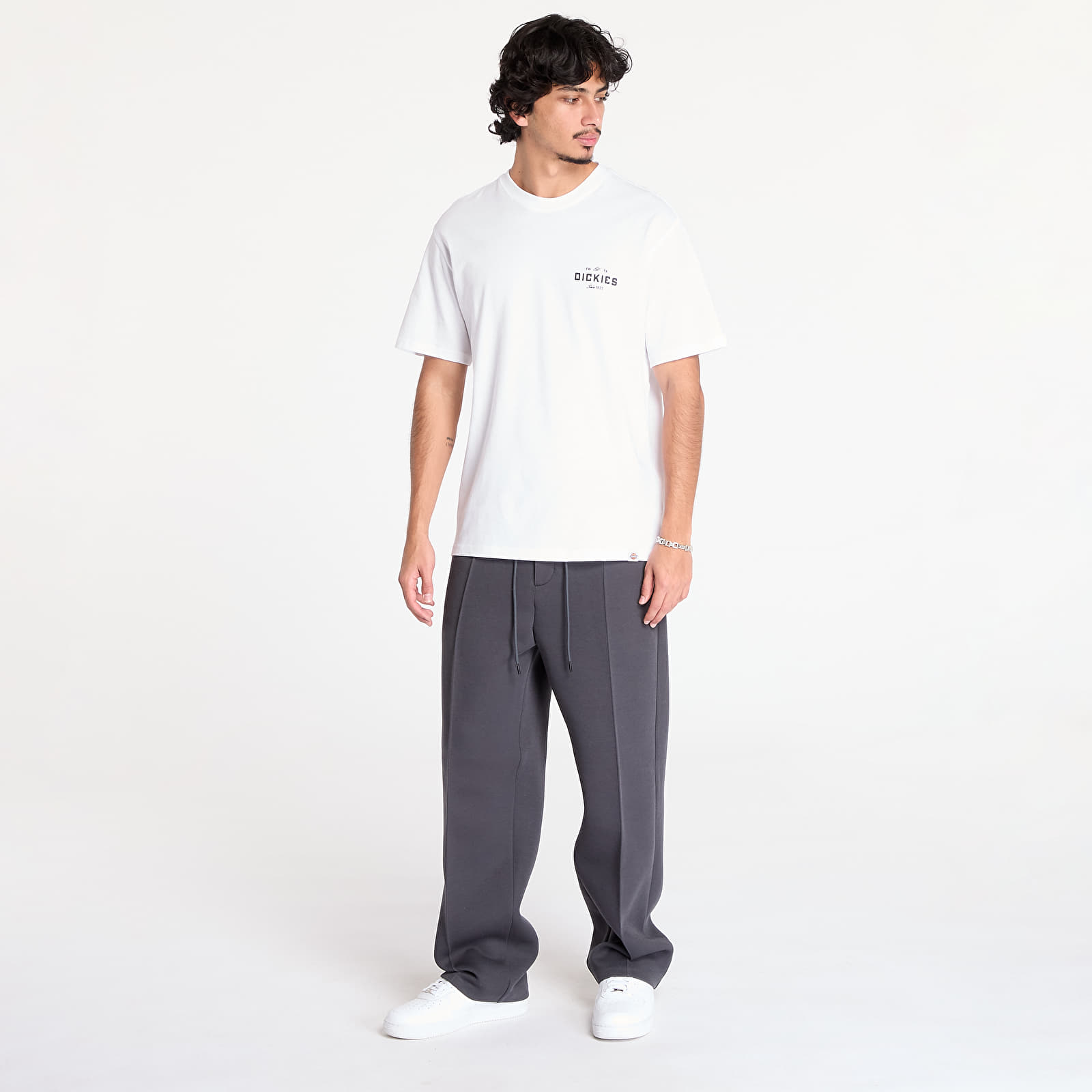 Trička Dickies Emblem Short Sleeve Tee White