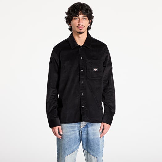 Koszula Dickies Corduroy Long Sleeve Shirt Black