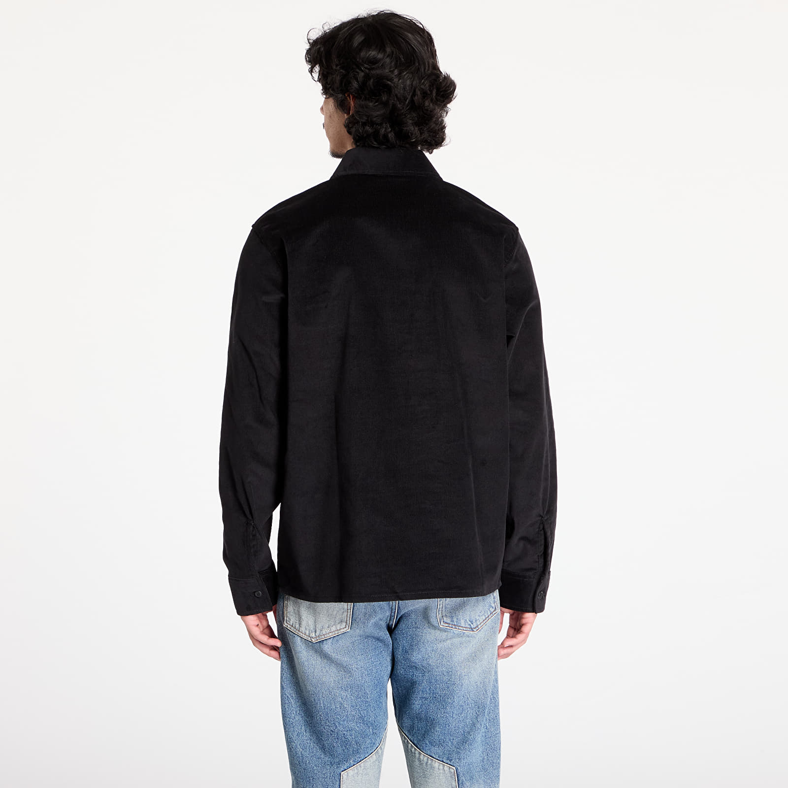 Ingek Dickies Corduroy Long Sleeve Shirt Black