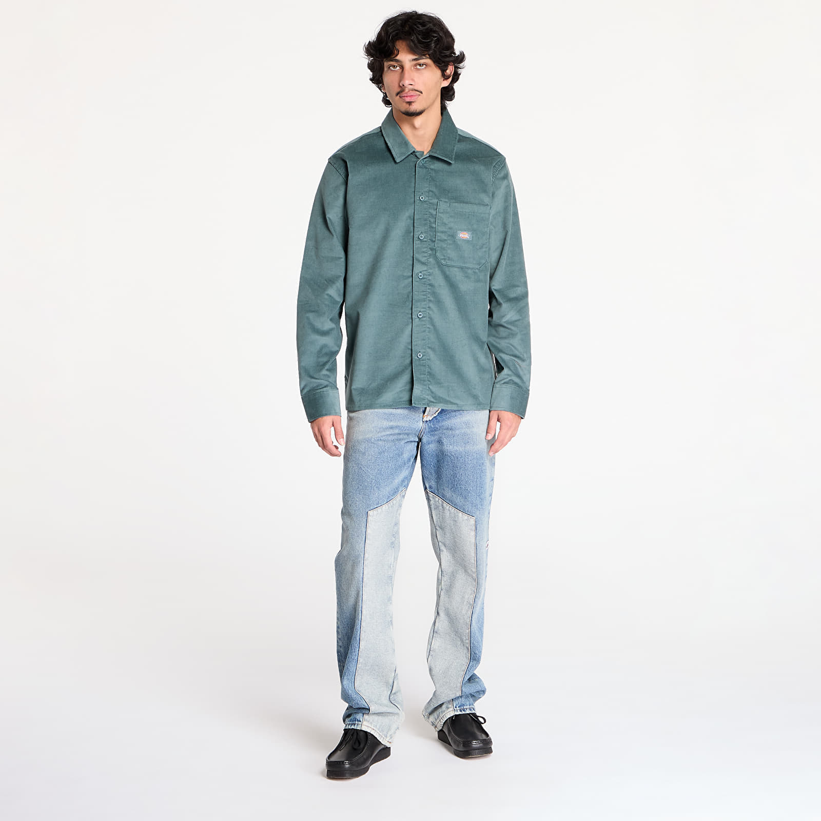 Сорочка Dickies Corduroy Long Sleeve Shirt Lincoln Green L