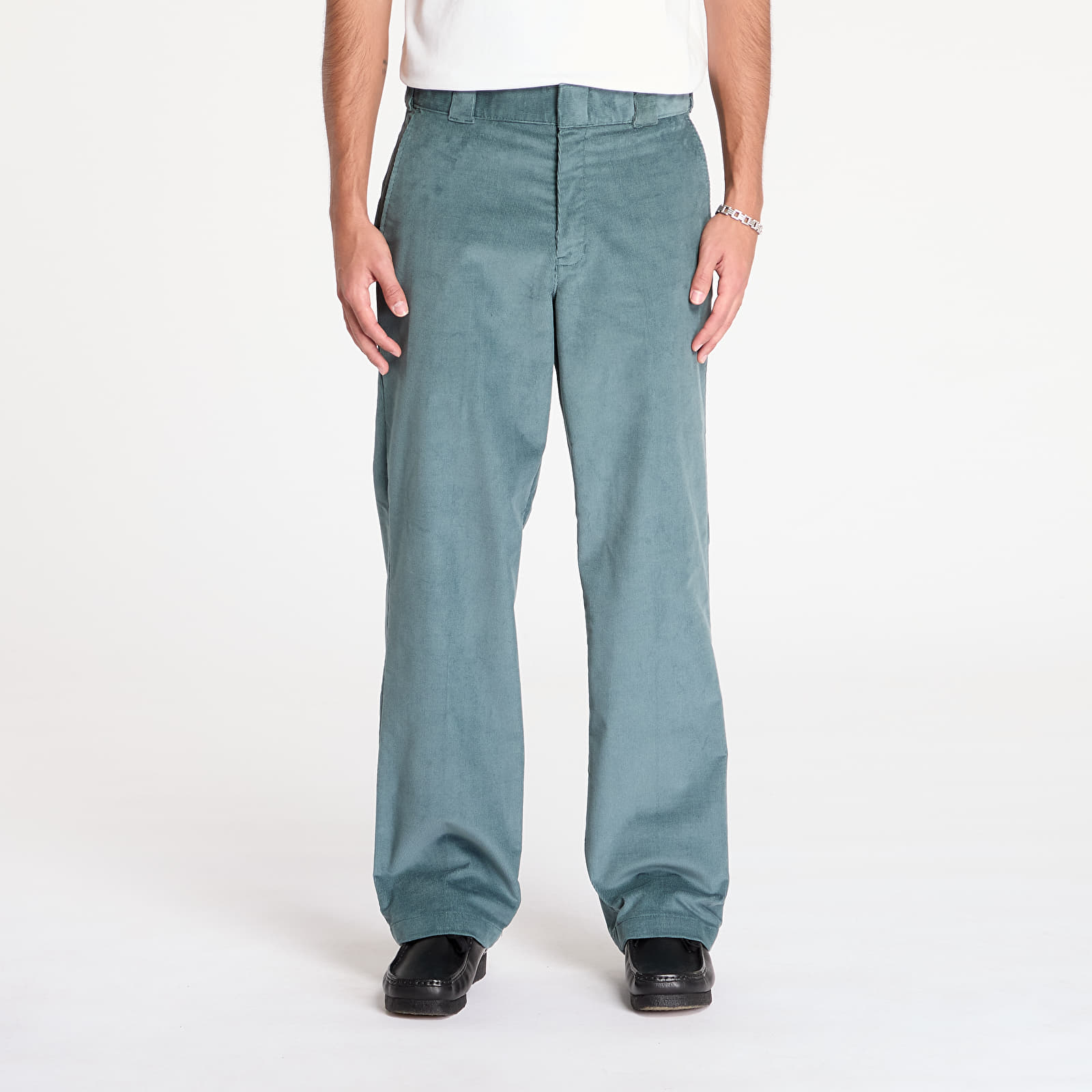Džíny a kalhoty Dickies Corduroy 874 Pant Lincoln Green