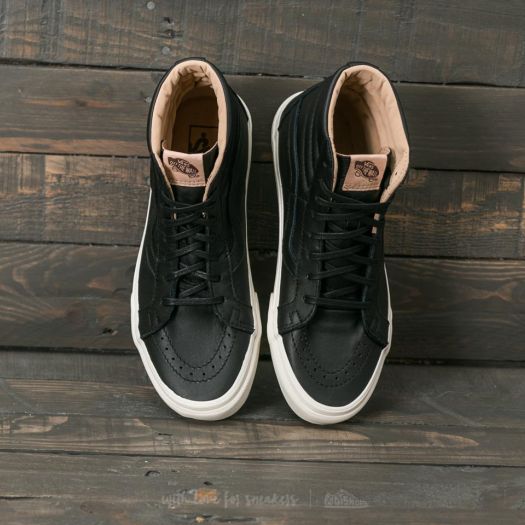 Vans lux leather black porcini store