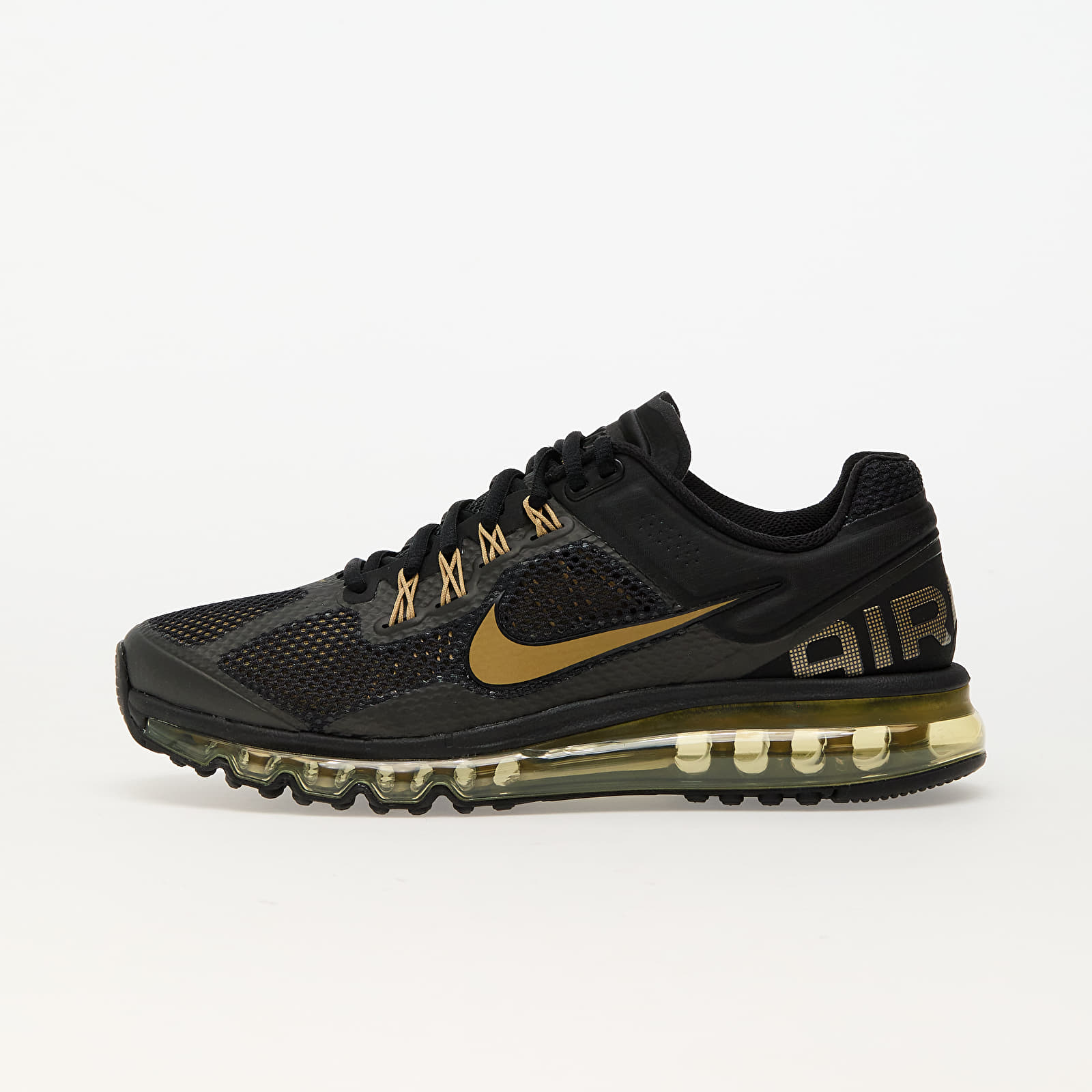 Männer Nike Air Max 2013 Black/ Metallic Gold-Flt Gold