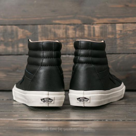 Vans lux leather black store porcini