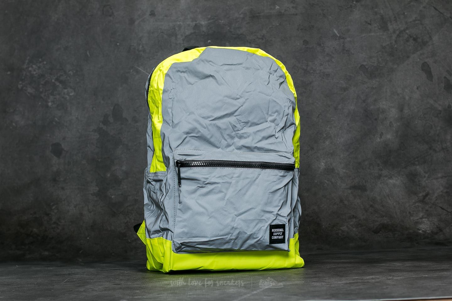 Batohy Herschel Supply Co. PA Daypack Silver/ Yelow Neon Reflective