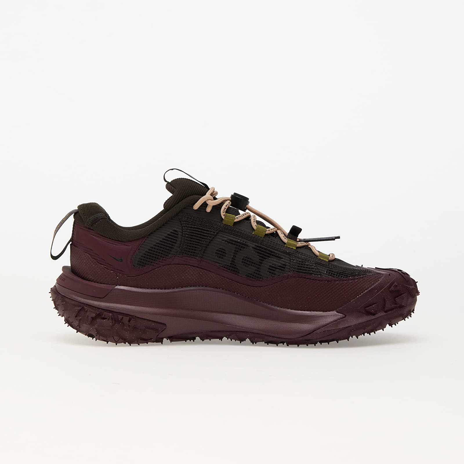 Sapatos de homem Nike Acg Mountain Fly 2 Low Gore-Tex Velvet Brown/ Black-Burgundy Crush-Hemp