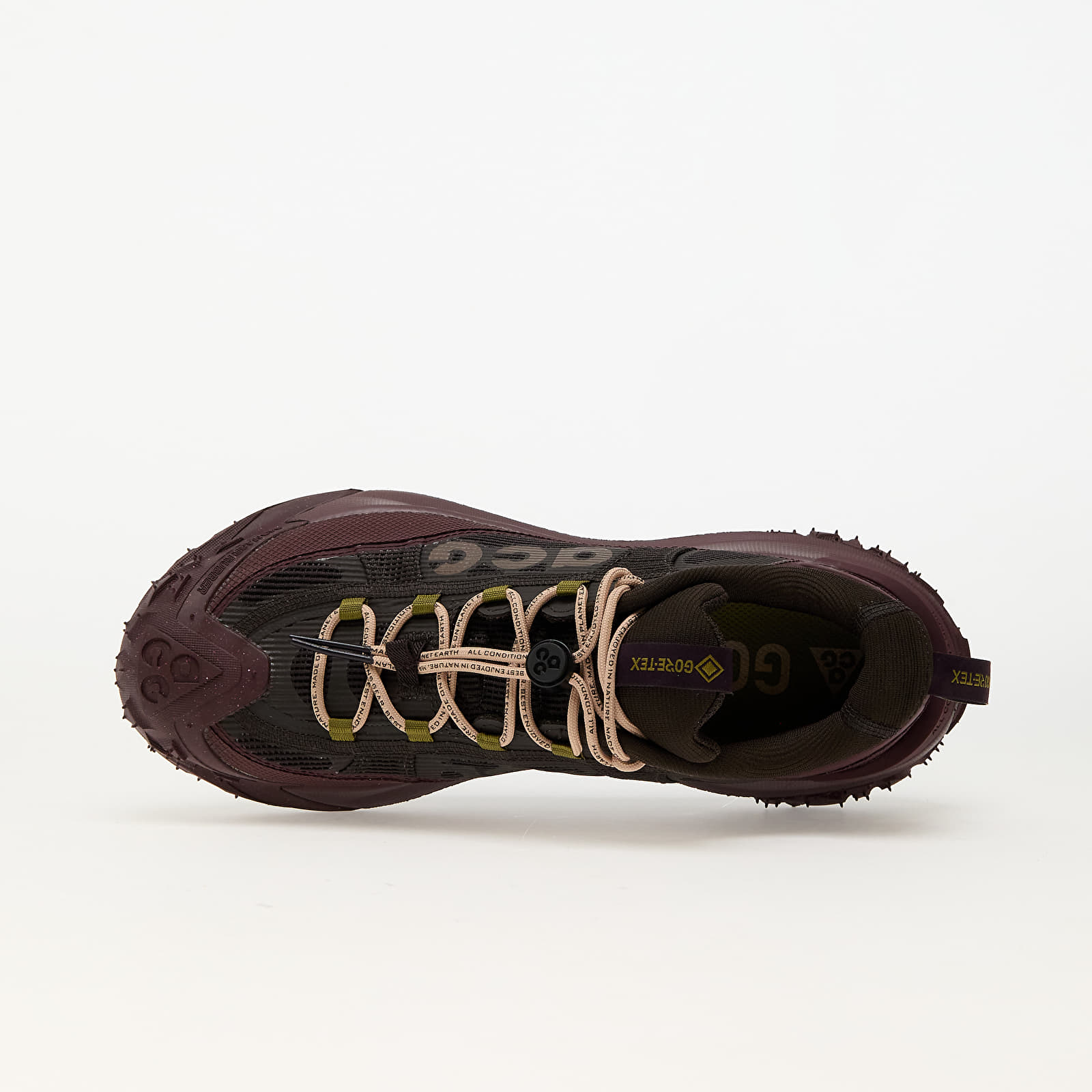 Sapatos de homem Nike Acg Mountain Fly 2 Low Gore-Tex Velvet Brown/ Black-Burgundy Crush-Hemp