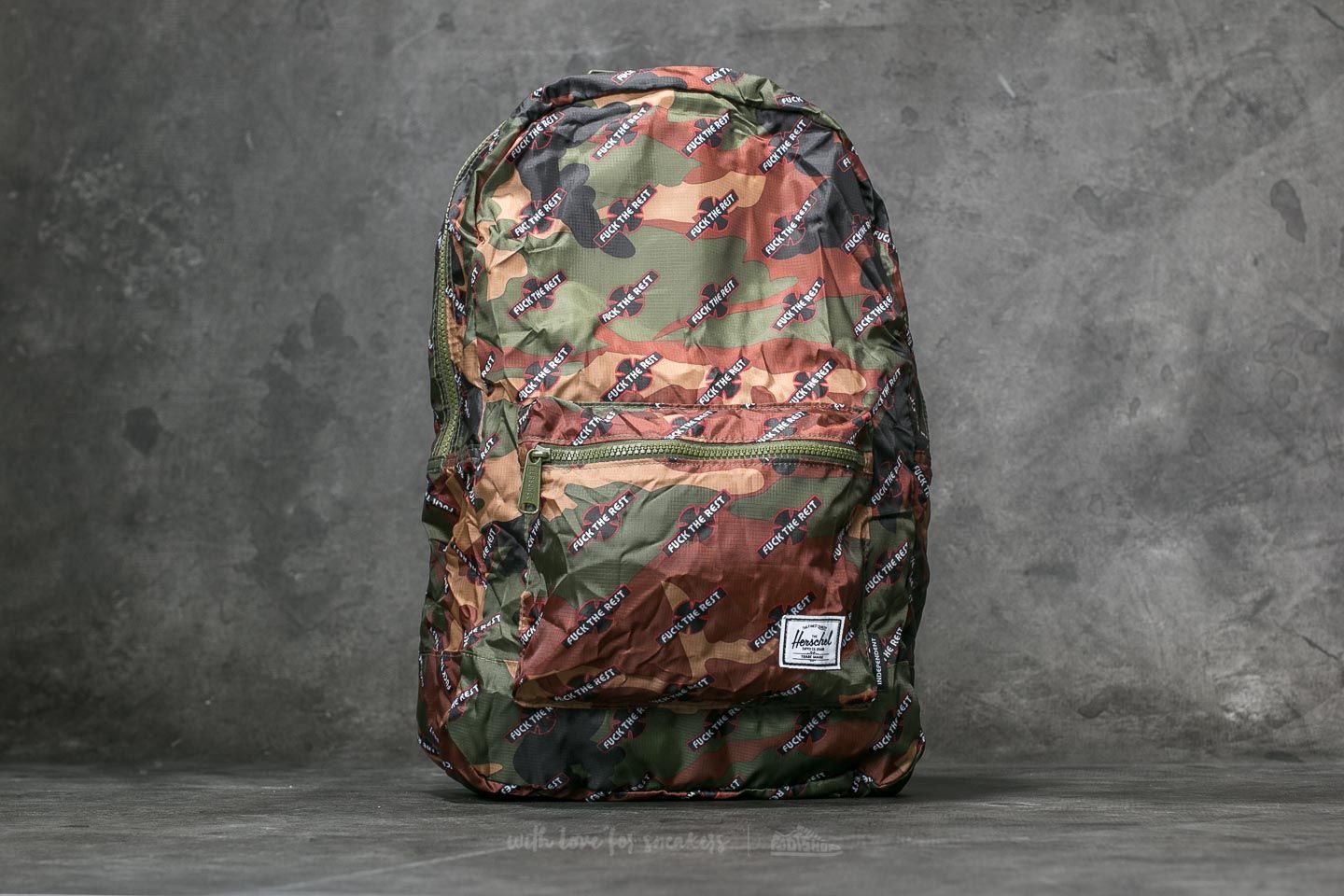 Hátizsákok Herschel Supply Co. Packable Daypack Backpack Woodland Camo/ FTR Print