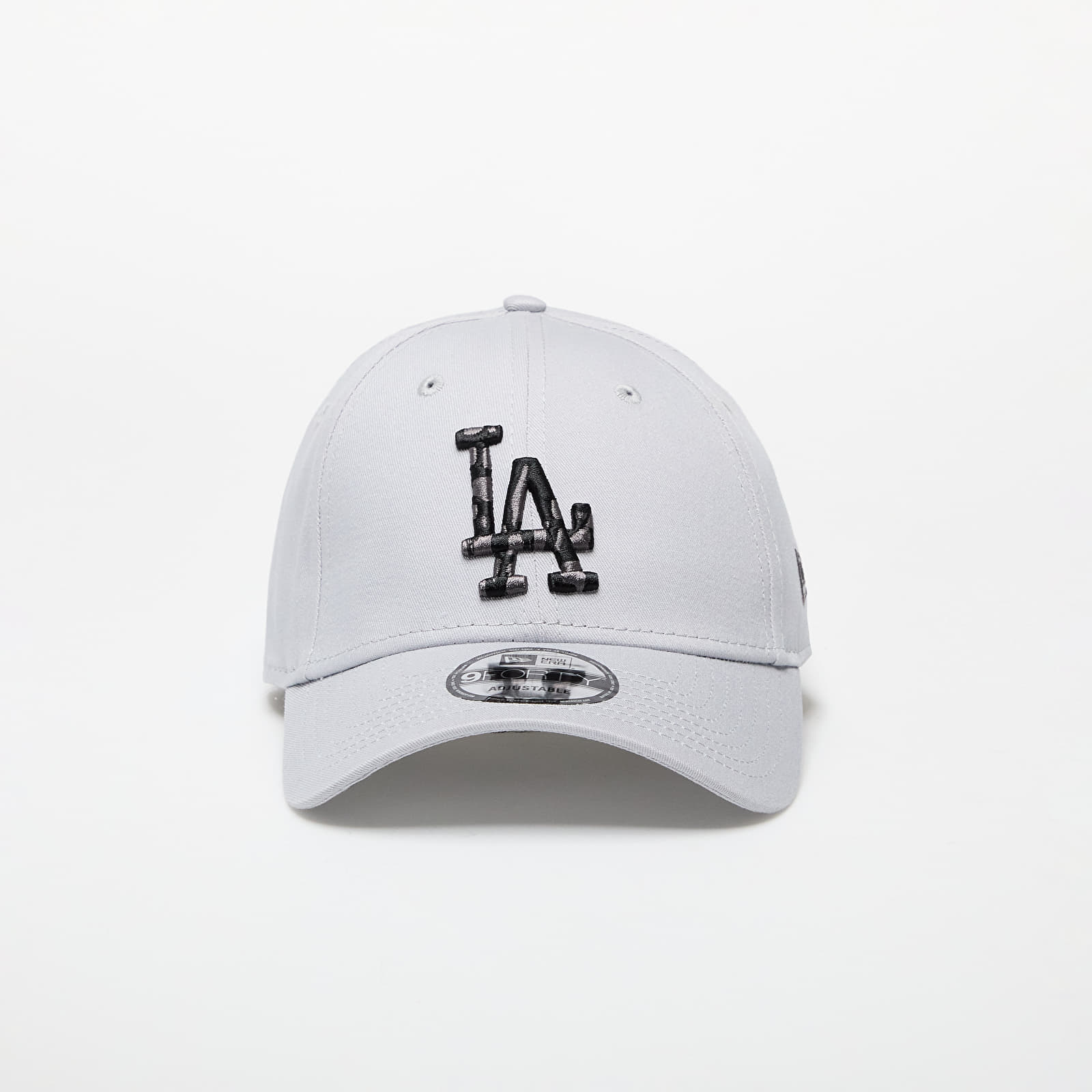 Caps New Era Los Angeles Dodgers MLB Seasonal Infill 9FORTY Adjustable Cap Dolphin Gray/ Black
