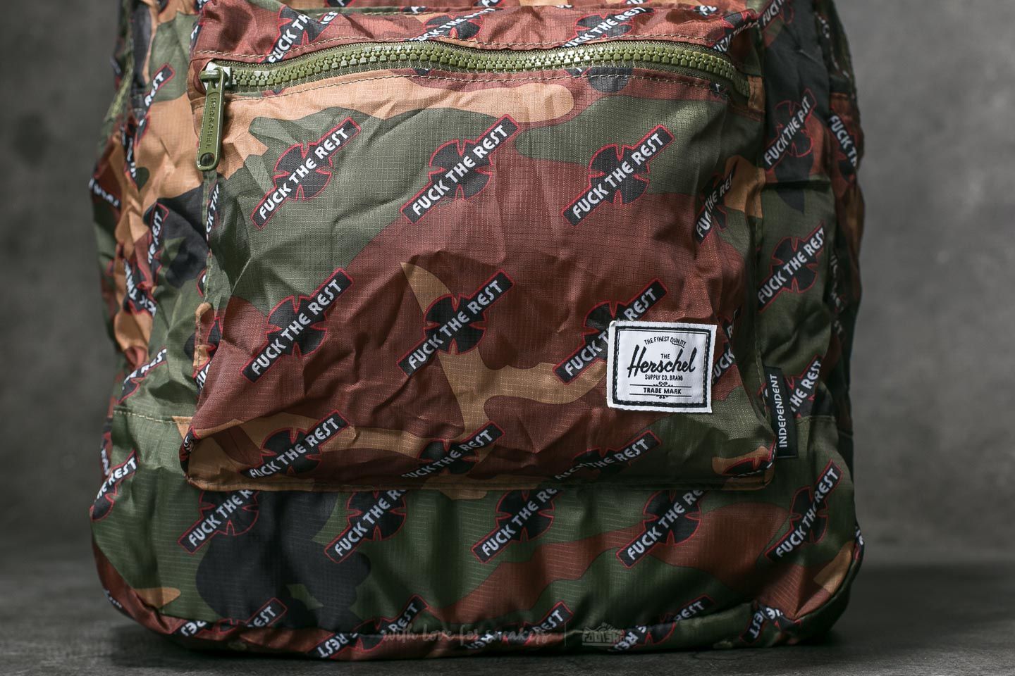 Backpacks Herschel Supply Co. Packable Daypack Backpack Woodland Camo/ FTR Print
