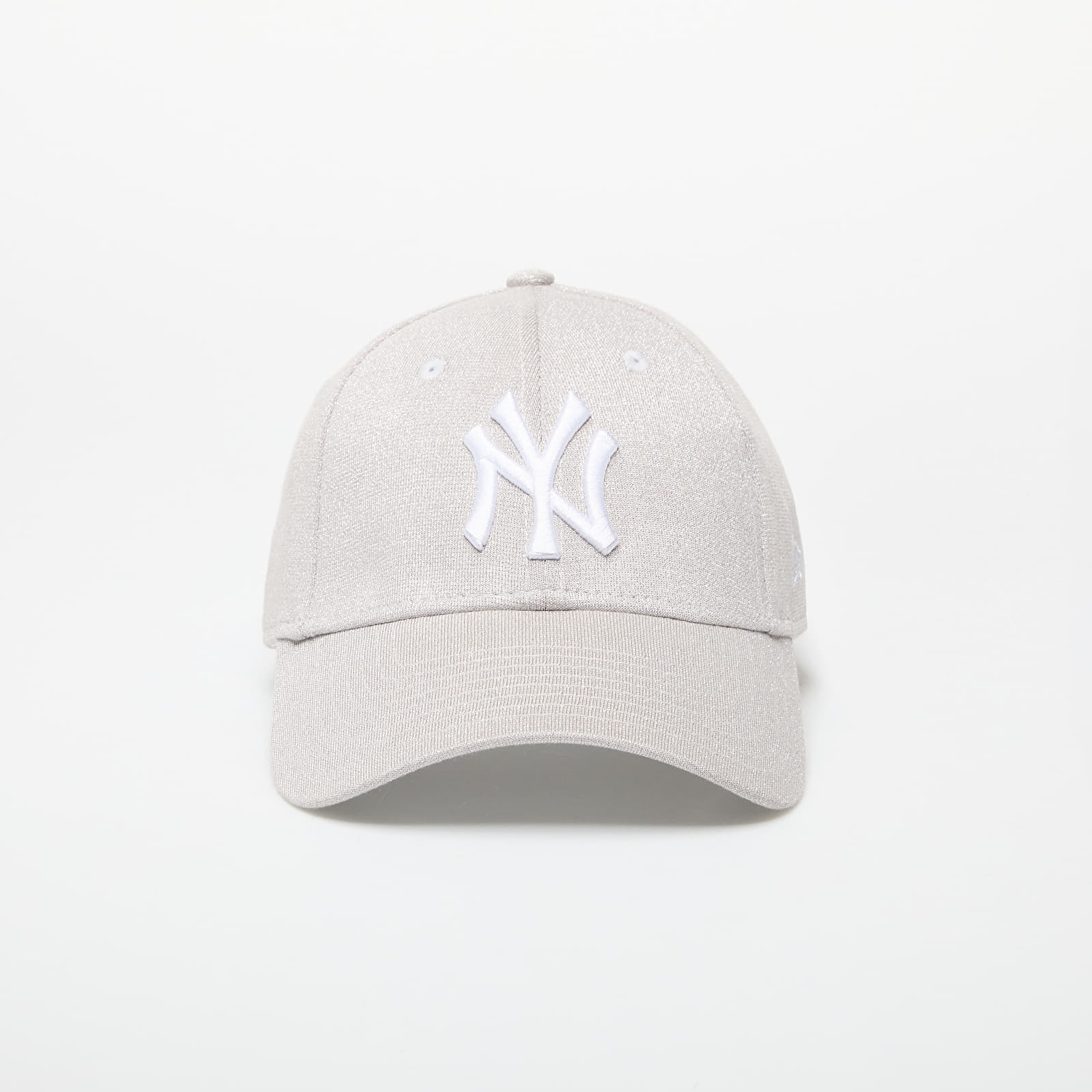 Šiltovky New Era New York Yankees MLB Womens Glitter 9FORTY Adjustable Cap Metalic Silver/ White