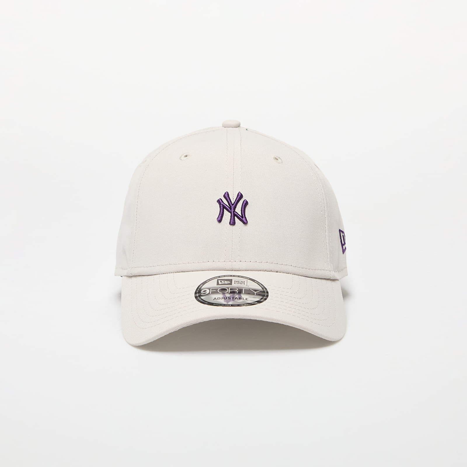 Caps New Era New York Yankees MLB Repreve Mini Logo 9FORTY Adjustable Cap Stone/ Purple