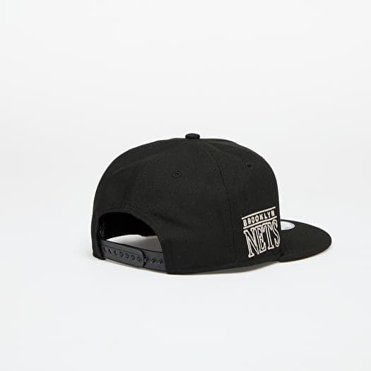 Caps New Era Brooklyn Nets NBA Wordmark 9FIFTY Cap Black Footshop