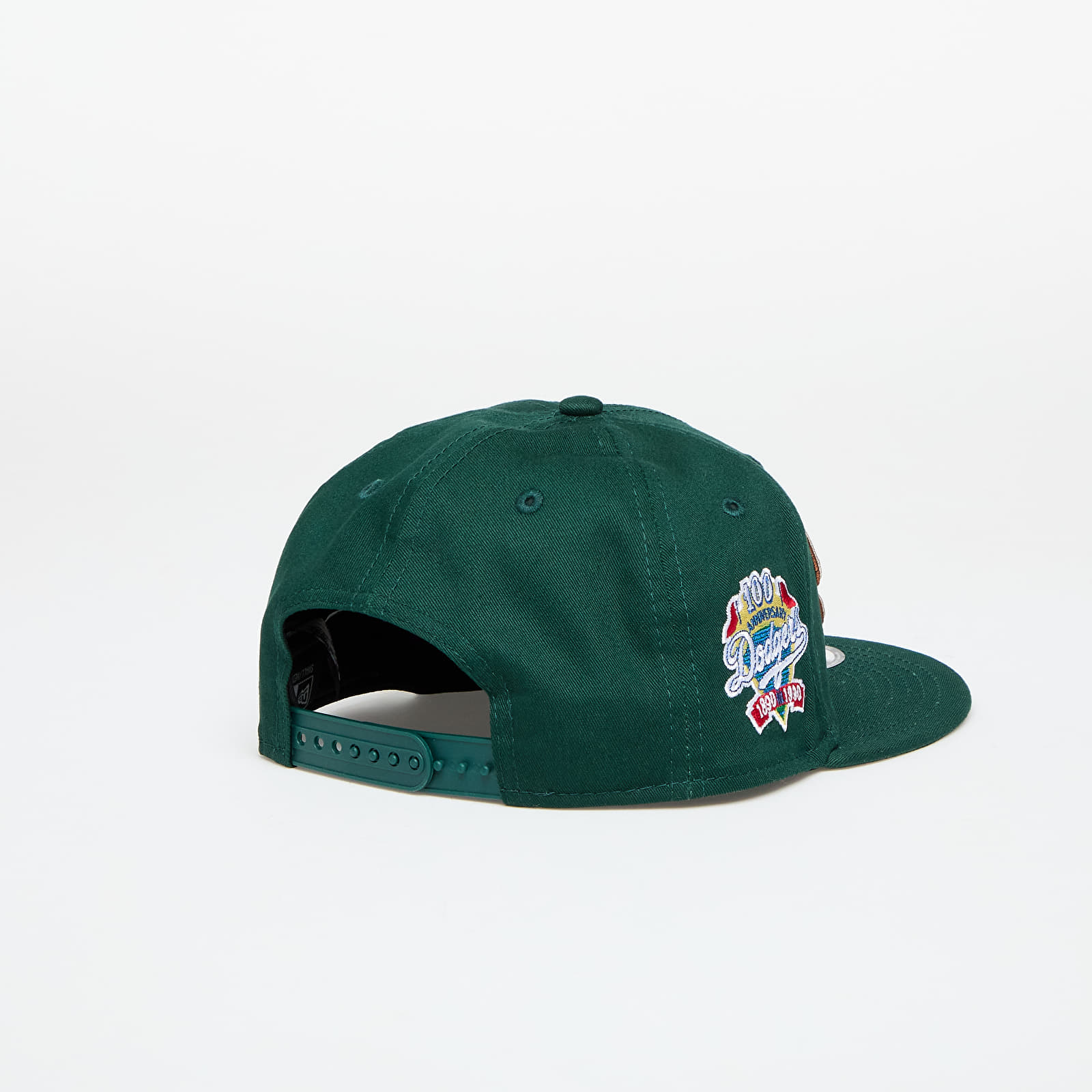 Caps New Era Los Angeles Dodgers MLB Wordmark Patch 9FIFTY Cap Dark Green