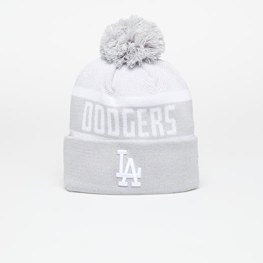 New Era Los Angeles Dodgers Knit Medium MLB Jake Cuff Beanie Dolphin Gray