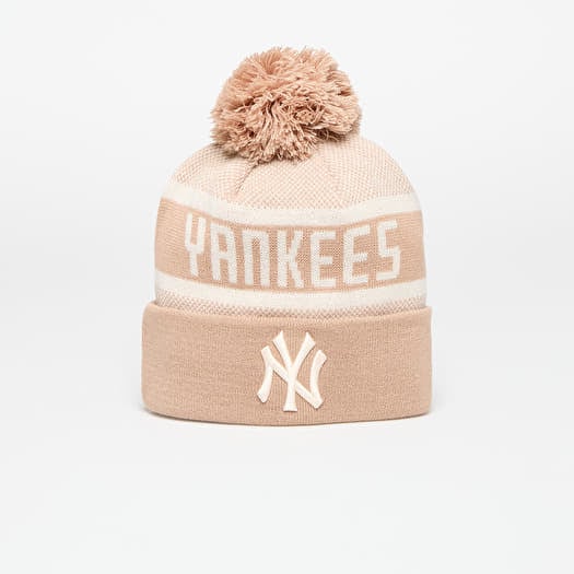 New Era New York Yankees Knit Medium MLB Jake Cuff Beanie Beige