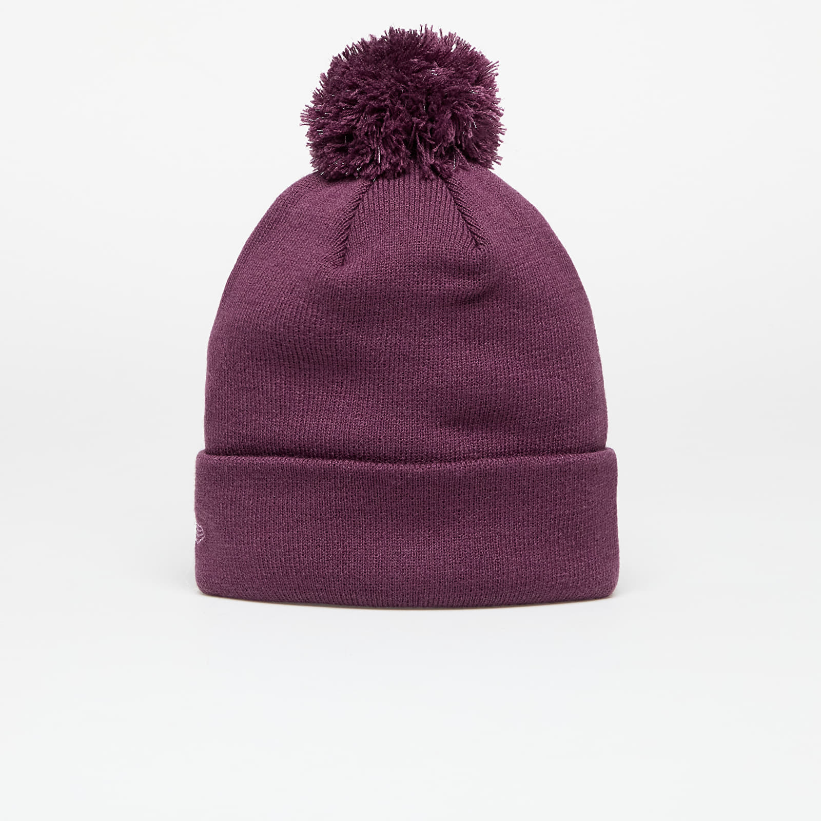 Шапки New Era New York Yankees Knit Medium Wmns MLB Wmns Metallic Bobble Beanie Damson