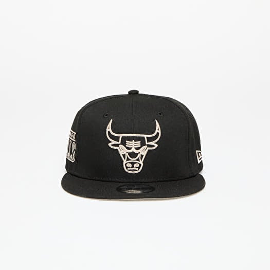 New Era Chicago Bulls NBA Wordmark 9FIFTY Cap Black
