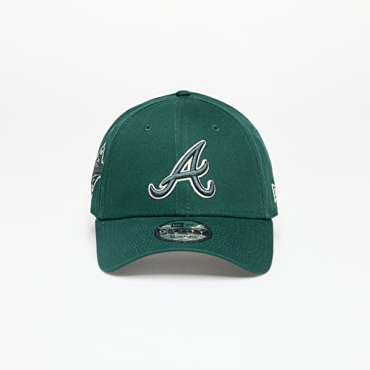 Cap New Era Atlanta Braves MLB Seasonal Ws 9FORTY Adjustable Cap Dark Green