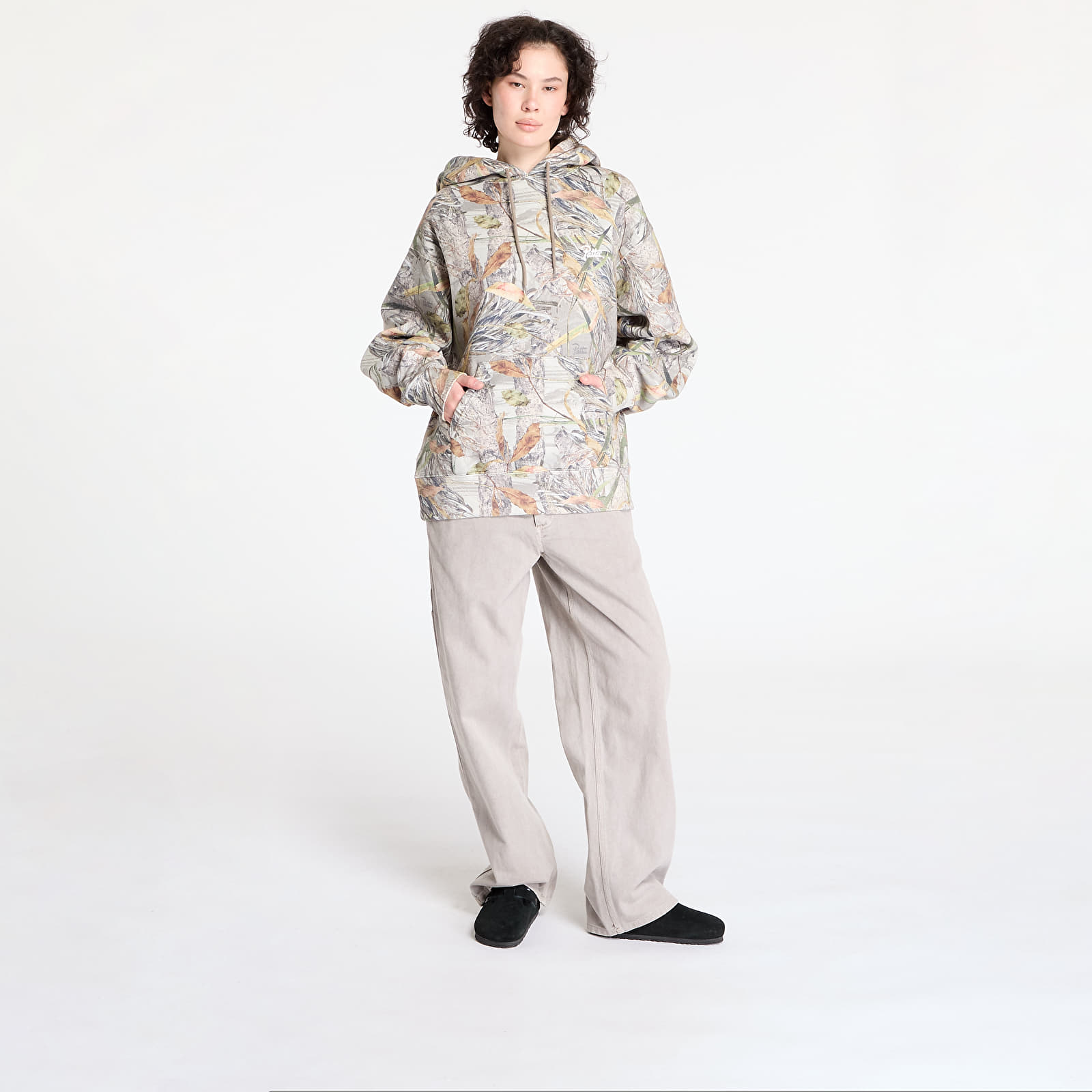 Hoodies and sweatshirts  Patta Nature Print Boxy Hooded Sweater UNISEX Nature Print