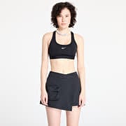 Nike Swoosh Light Support Women's Non-Padded Sports Bra Black/ White