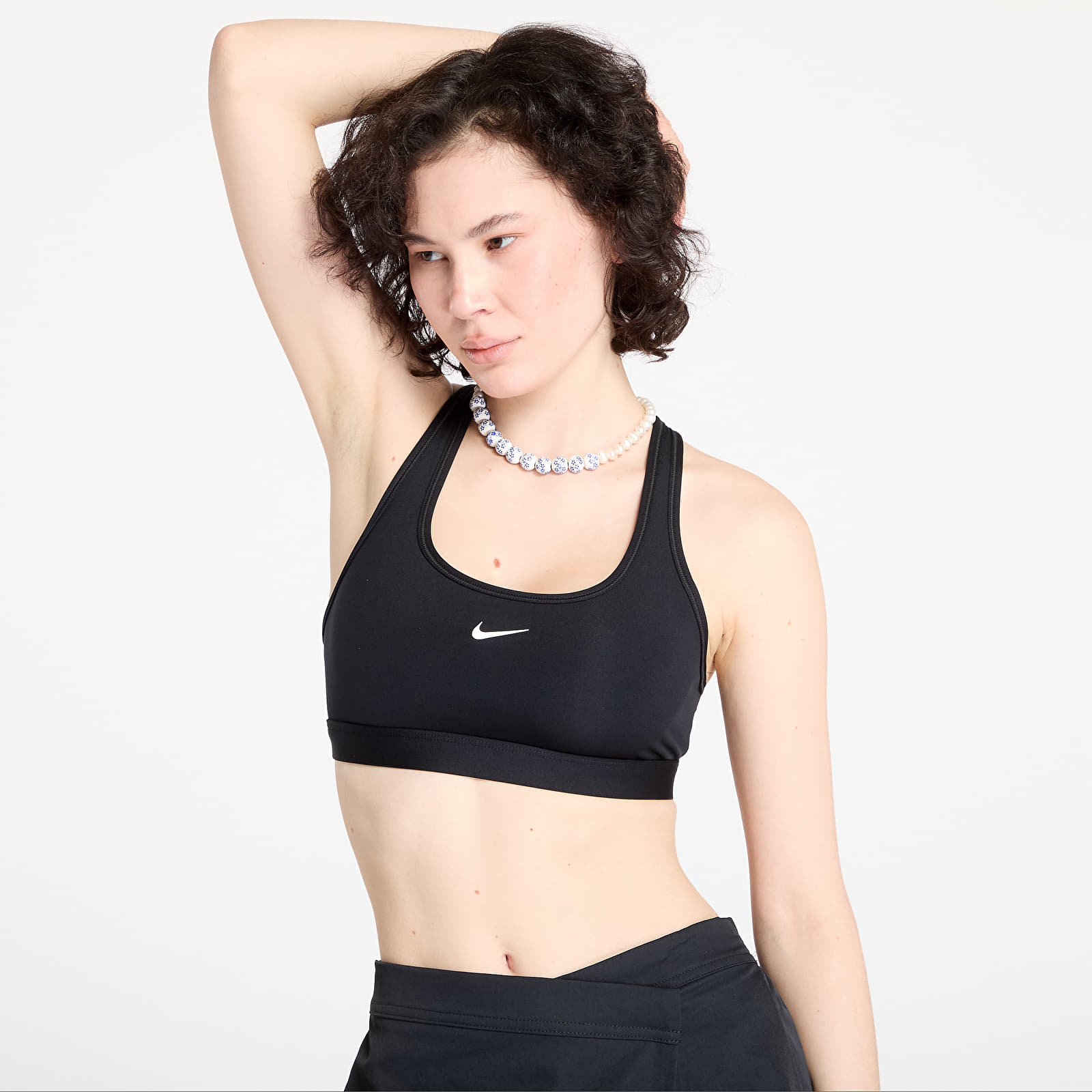 Bras Nike Swoosh Light Support Women's Non-Padded Sports Bra Black/ White