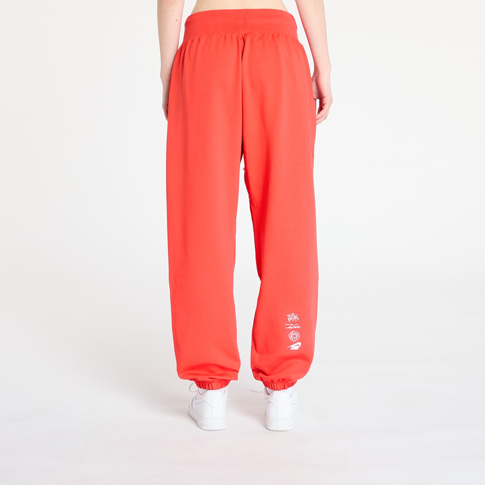Jogger Pants Nike Sportswear Breaking Mid-Rise Oversized French Terry Pants Light Crimson