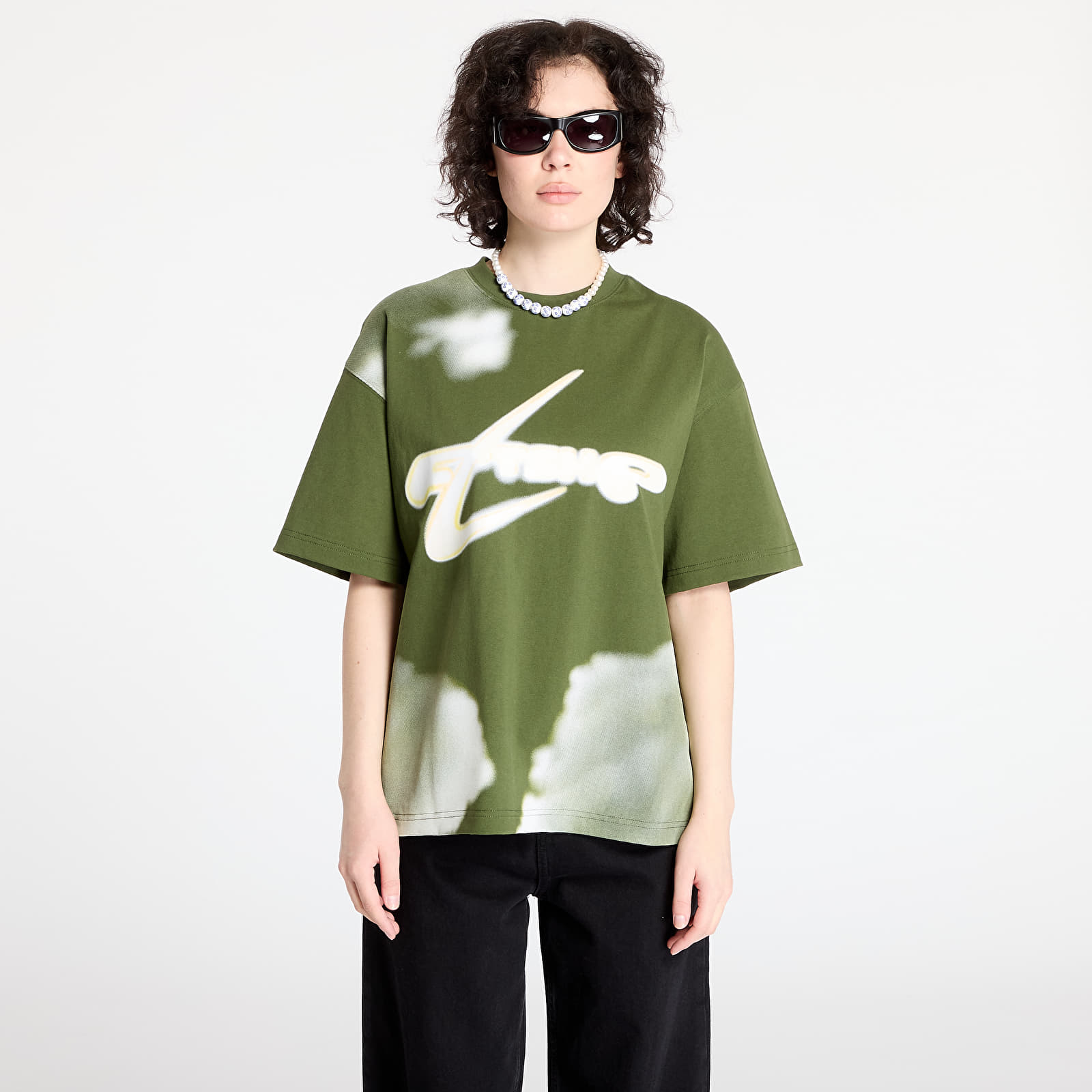 T-Shirts Walking Art By FTSHP T-Shirt UNISEX Khaki Clouds