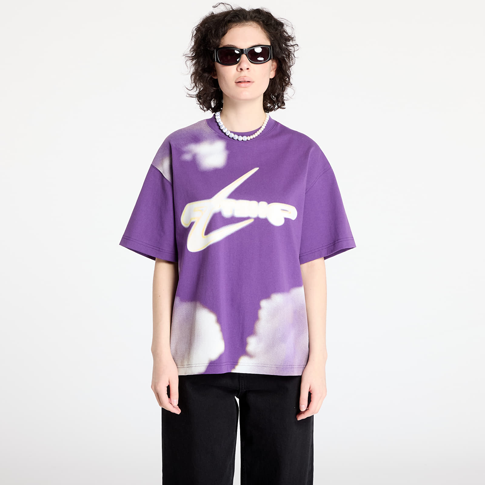 T-shirts Walking Art By FTSHP T-Shirt UNISEX Purple Clouds