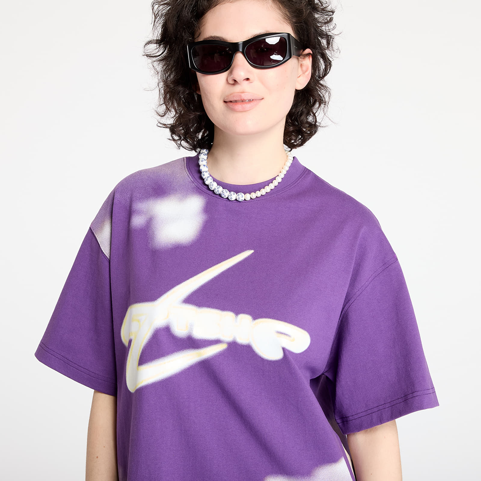 T-shirts Walking Art By FTSHP T-Shirt UNISEX Purple Clouds
