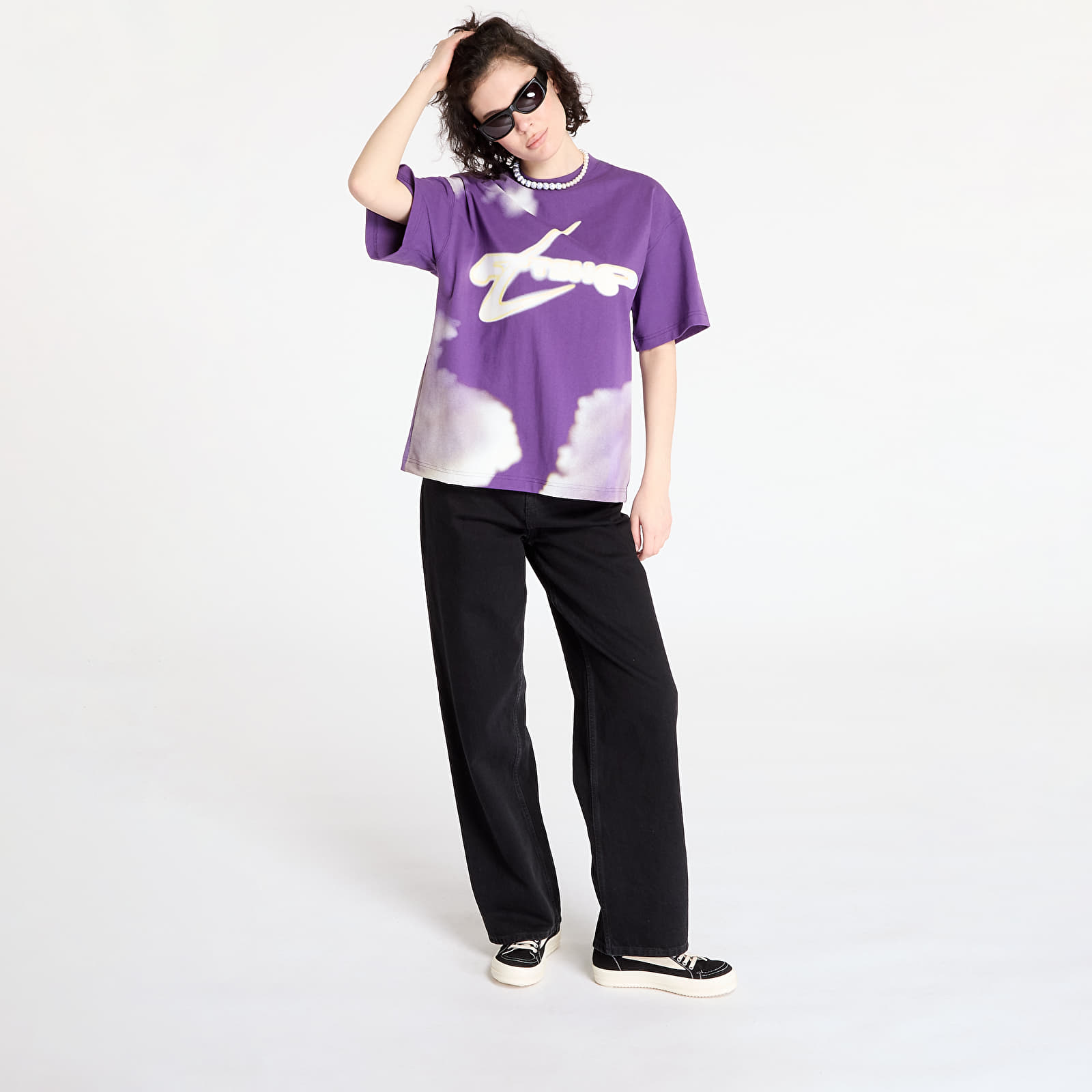 T-shirts Walking Art By FTSHP T-Shirt UNISEX Purple Clouds