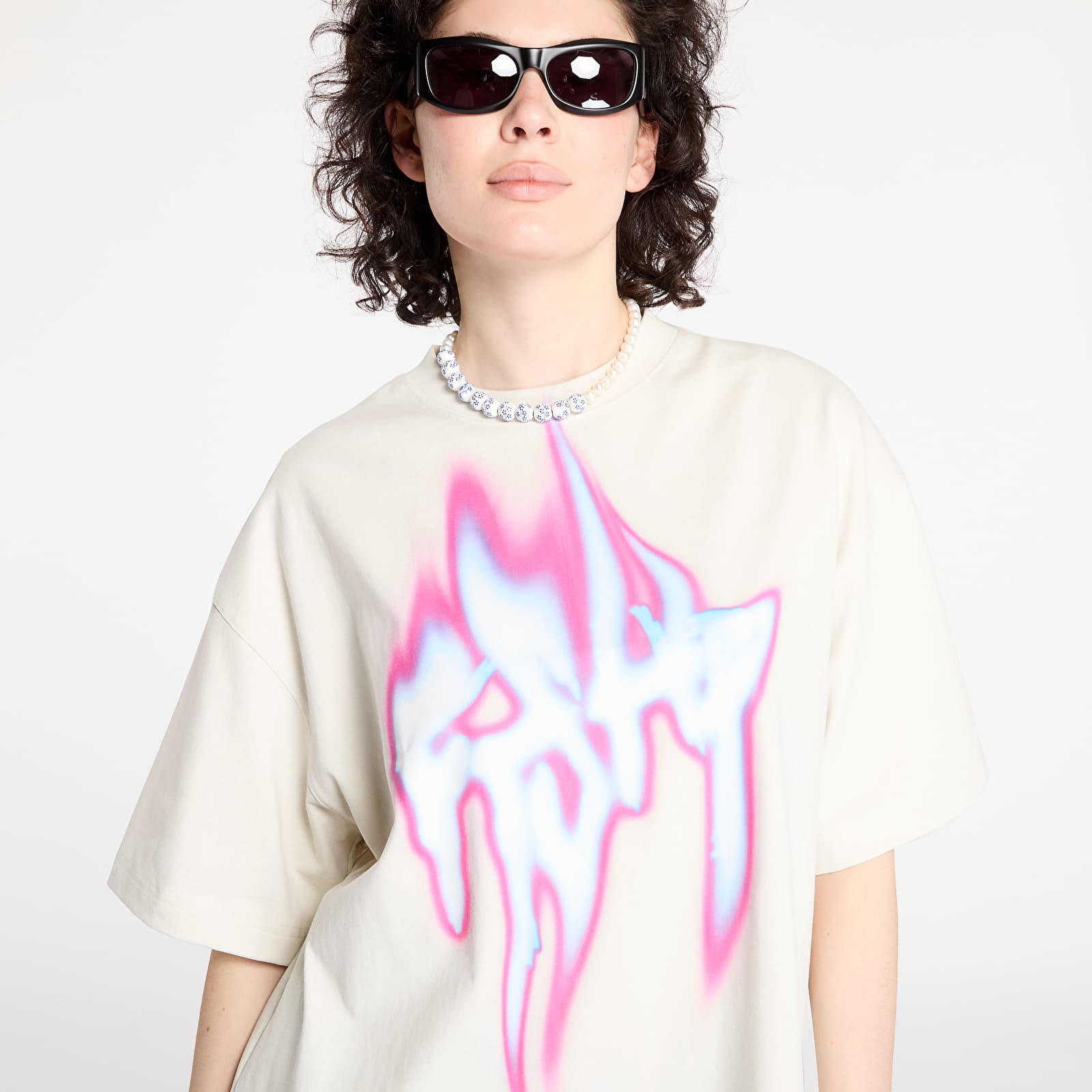 Koszulki Walking Art By FTSHP T-Shirt UNISEX Fire White Ash