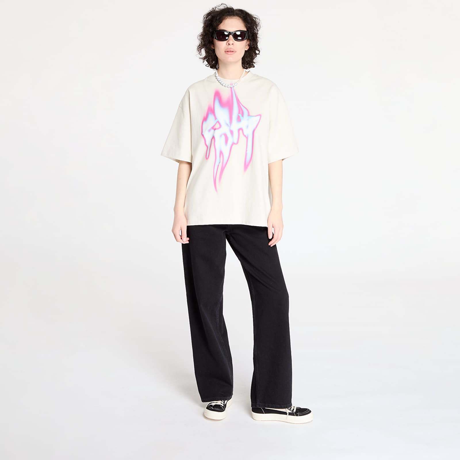 Koszulki Walking Art By FTSHP T-Shirt UNISEX Fire White Ash