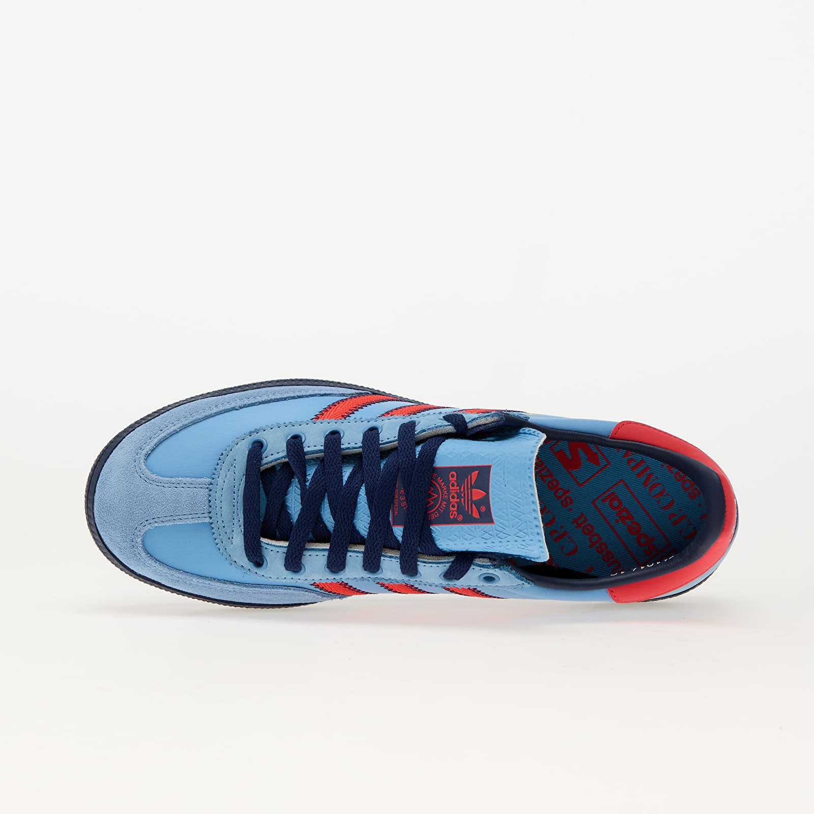 Men's shoes adidas x C.P. Company Manchester Spzl Light Blue/ Bright Red/ Dark Blue