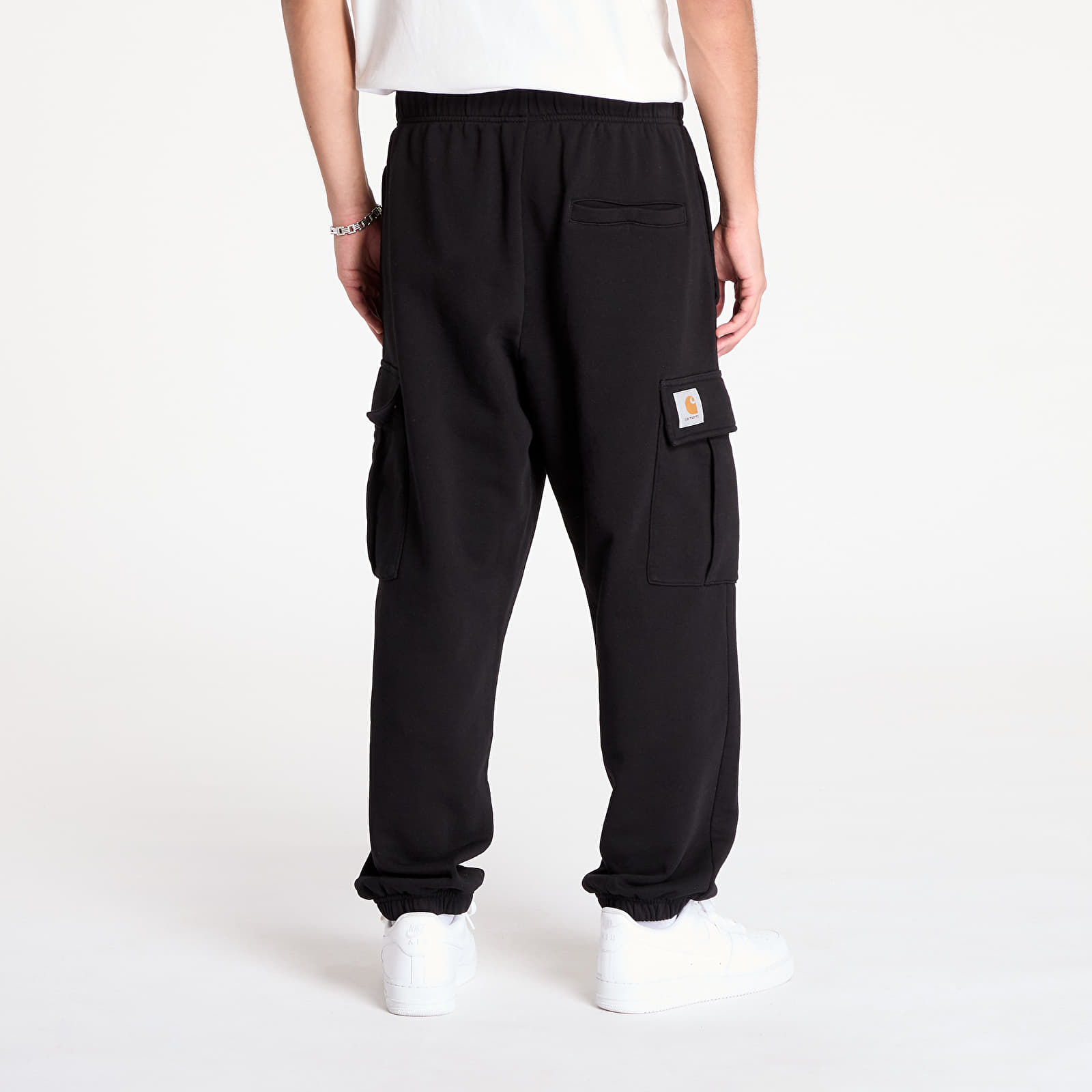 Men s sweatpants Carhartt WIP Cargo Sweat Pant Black Footshop