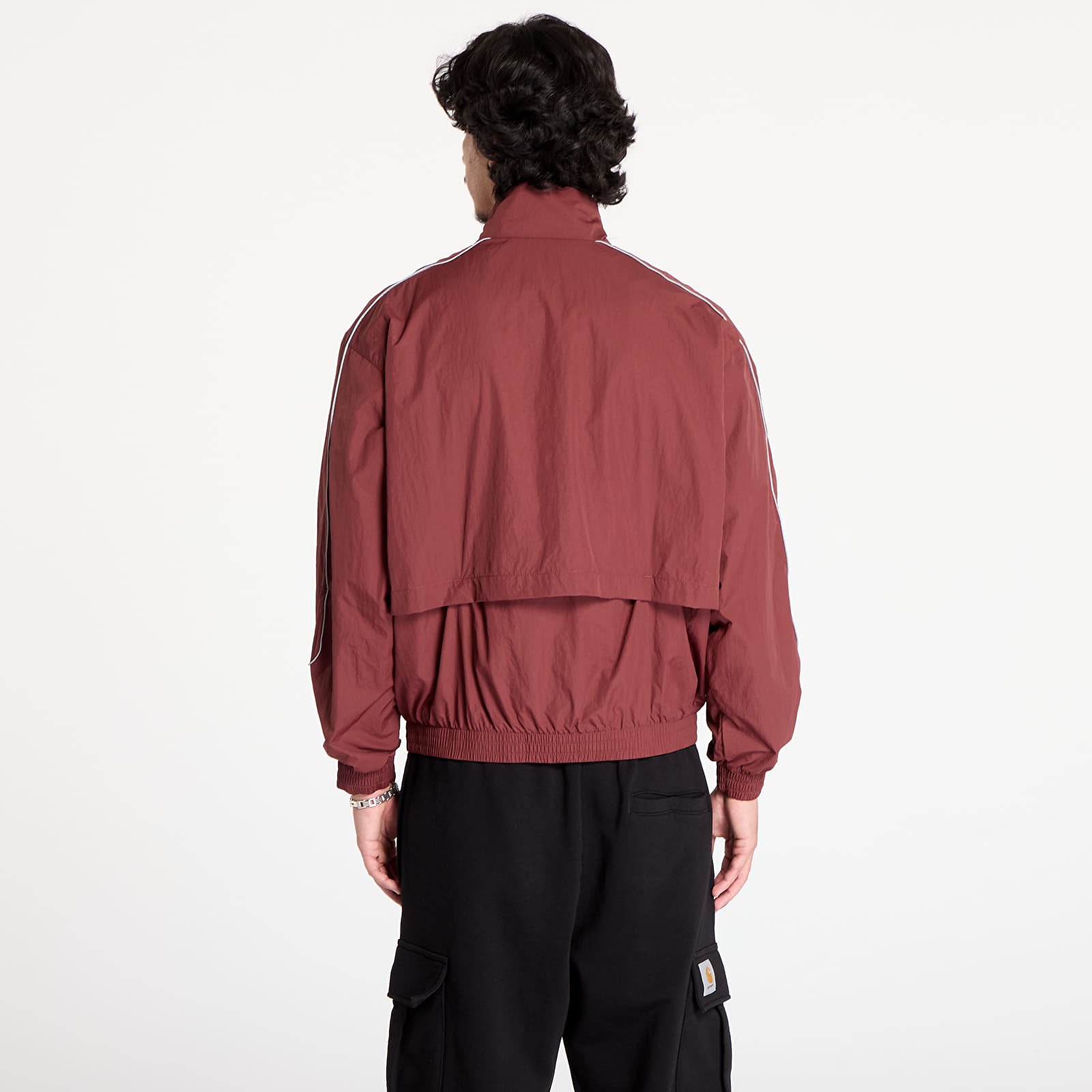 Coach Jackets Nike Sportswear Solo Swoosh Men's Woven Track Jacket Dark Pony/ White