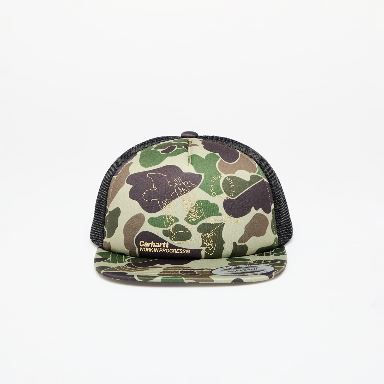 Sapkák Carhartt WIP Flying Ducks Trucker Cap Camo Duck/ Green