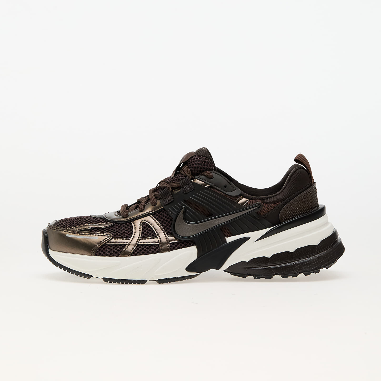 Levně Tenisky Nike V2K Run Velvet Brown/ Baroque Brown-White-Black
