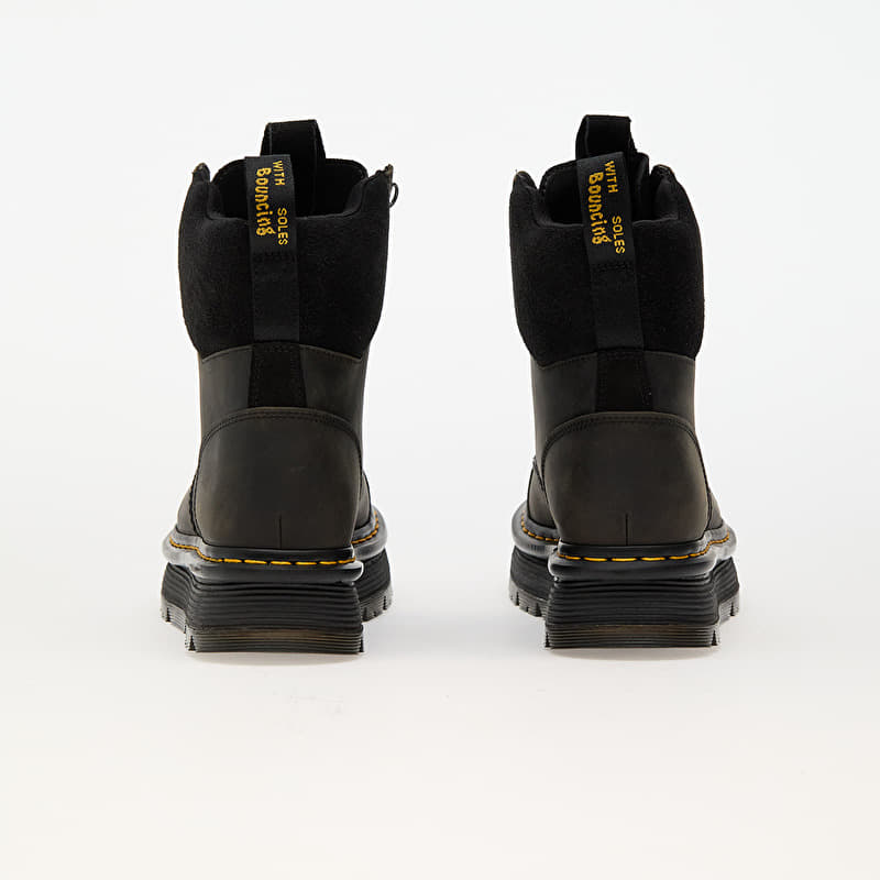 Dr. Martens Zebzag 8 Tie Black E.H. Suede & Charcoal Grey