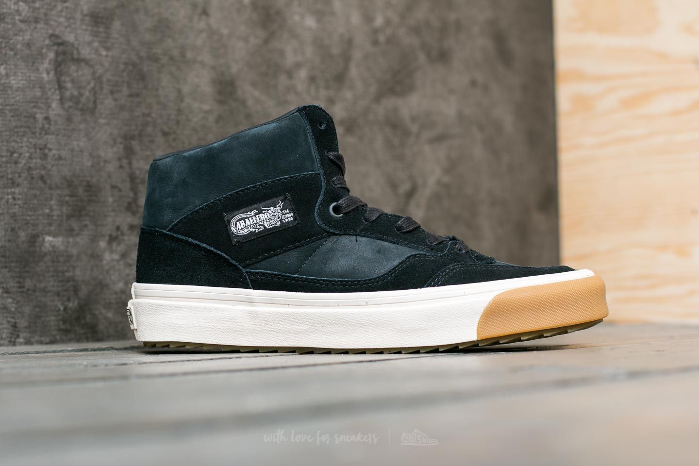 Herren Sneaker und Schuhe Vans Caballero Waffles (Podium) Black/ Classic White