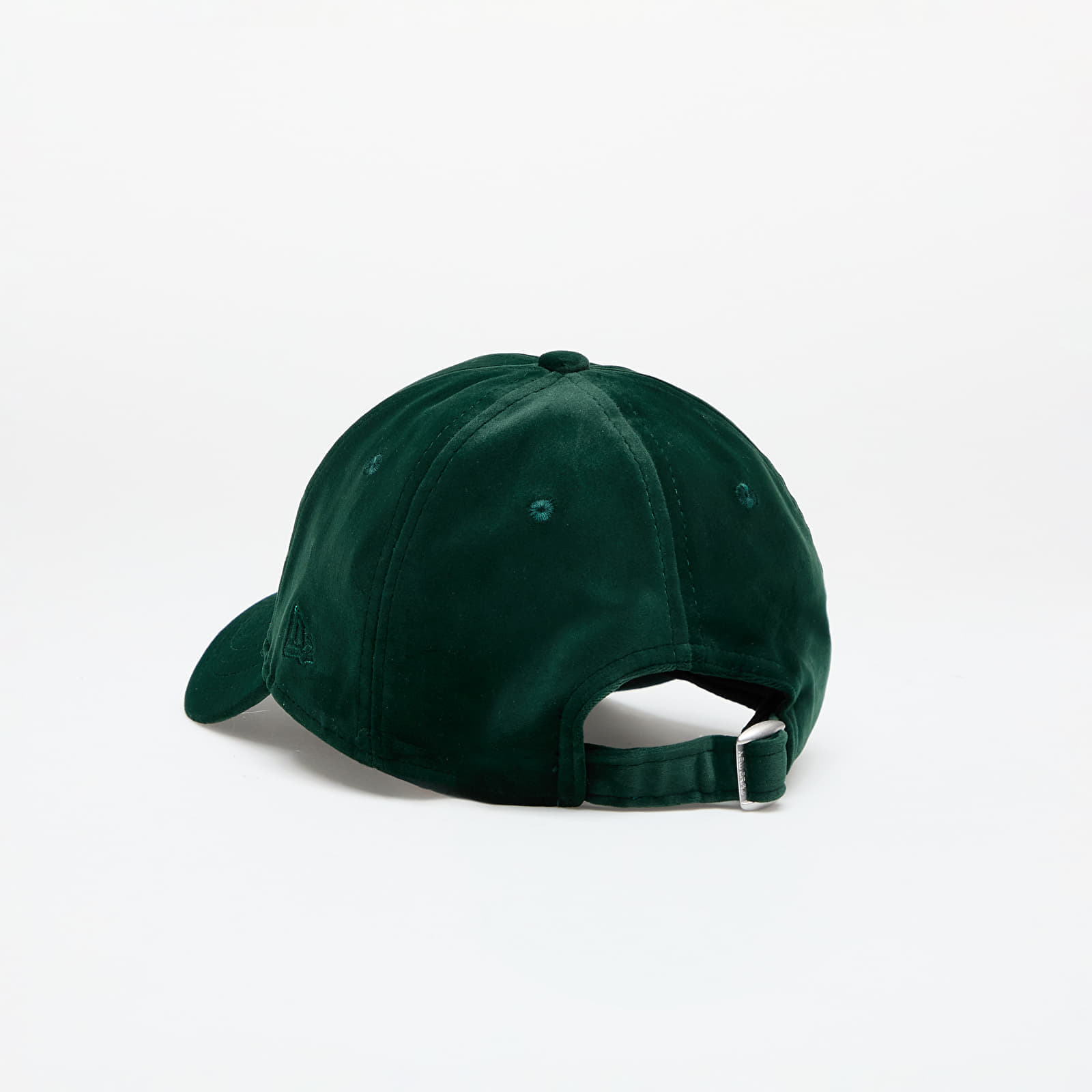 New Era New York Yankees MLB Womens Velour Midi 9FORTY Adjustable Cap Dark Green/ Dark Green - 1 | YEO