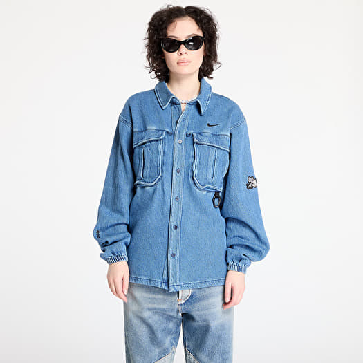 Shirts Nike x NOCTA Opal Button-Down Top UNISEX French Blue