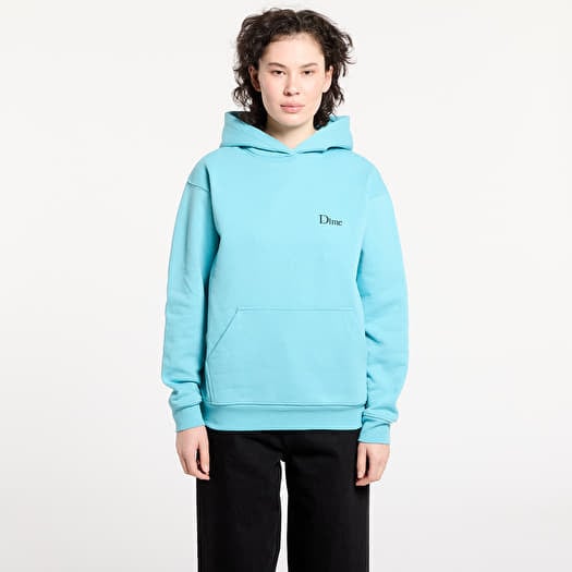 Dime Classic Small Logo Hoodie UNISEX Ocean Blue