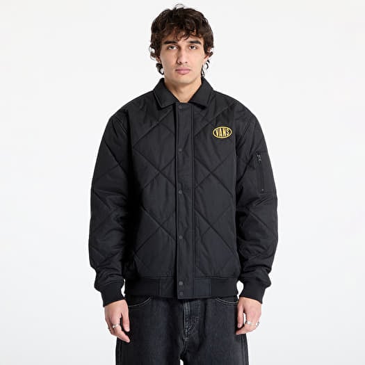 Vans black bomber jacket sale