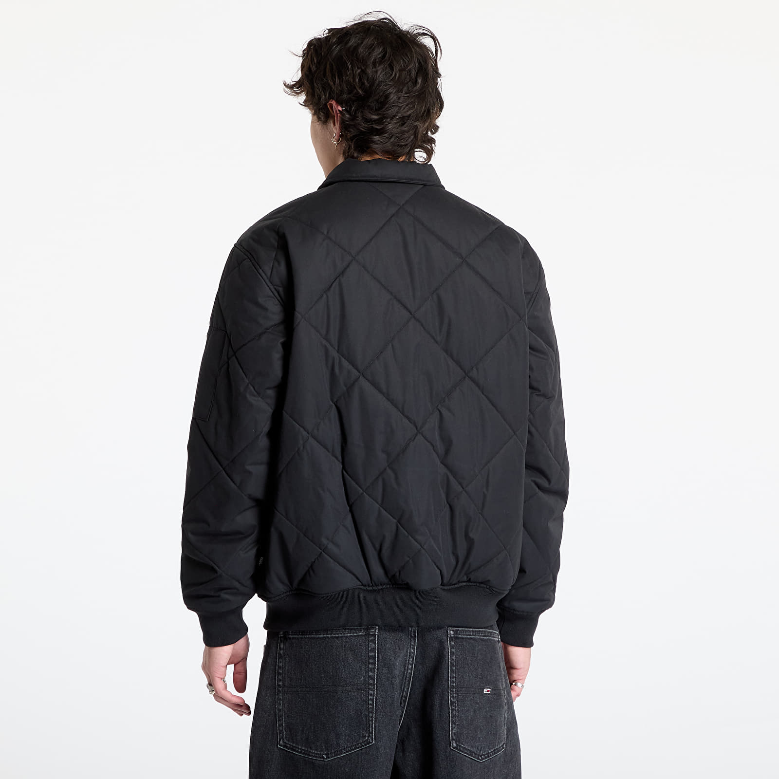 Pánské bundy Vans Hathaway Bomber Black