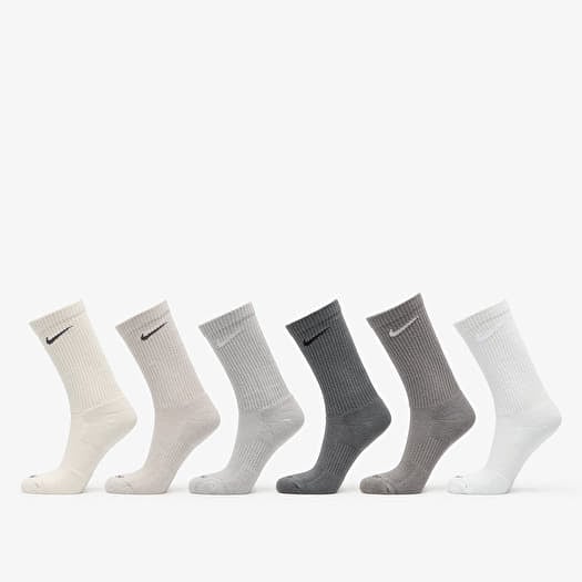 Nike Everyday Plus Cushioned Training Crew Socks 6-Pack Multi-Color